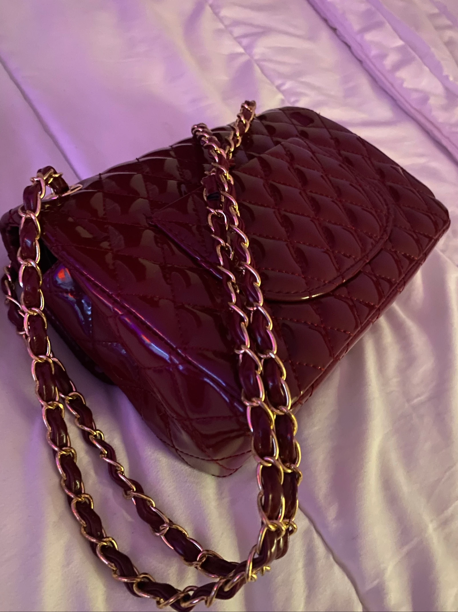 Sac bordeaux tendance – photo 3